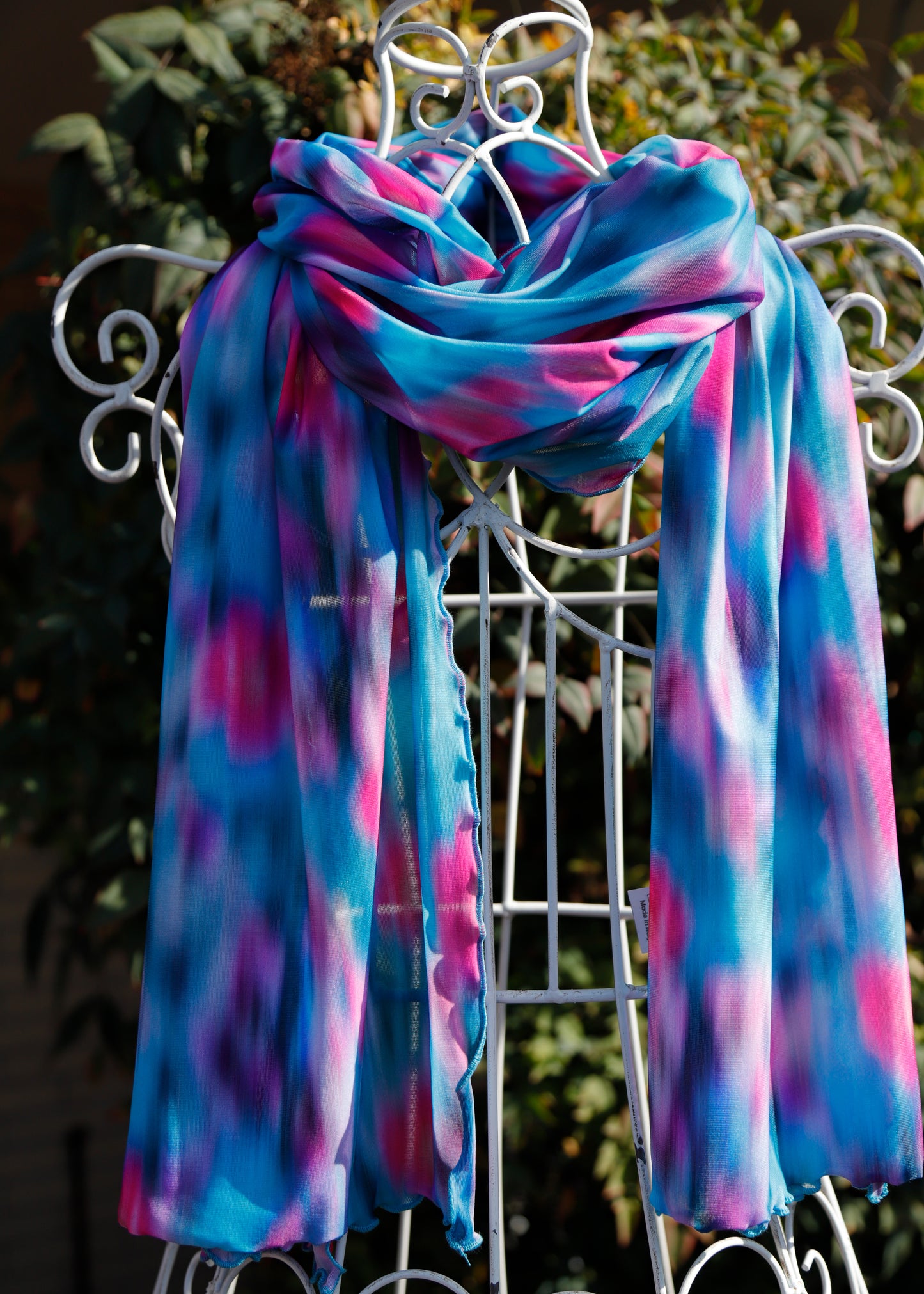 SCIARPA TULLE EFFETTO CHINEE