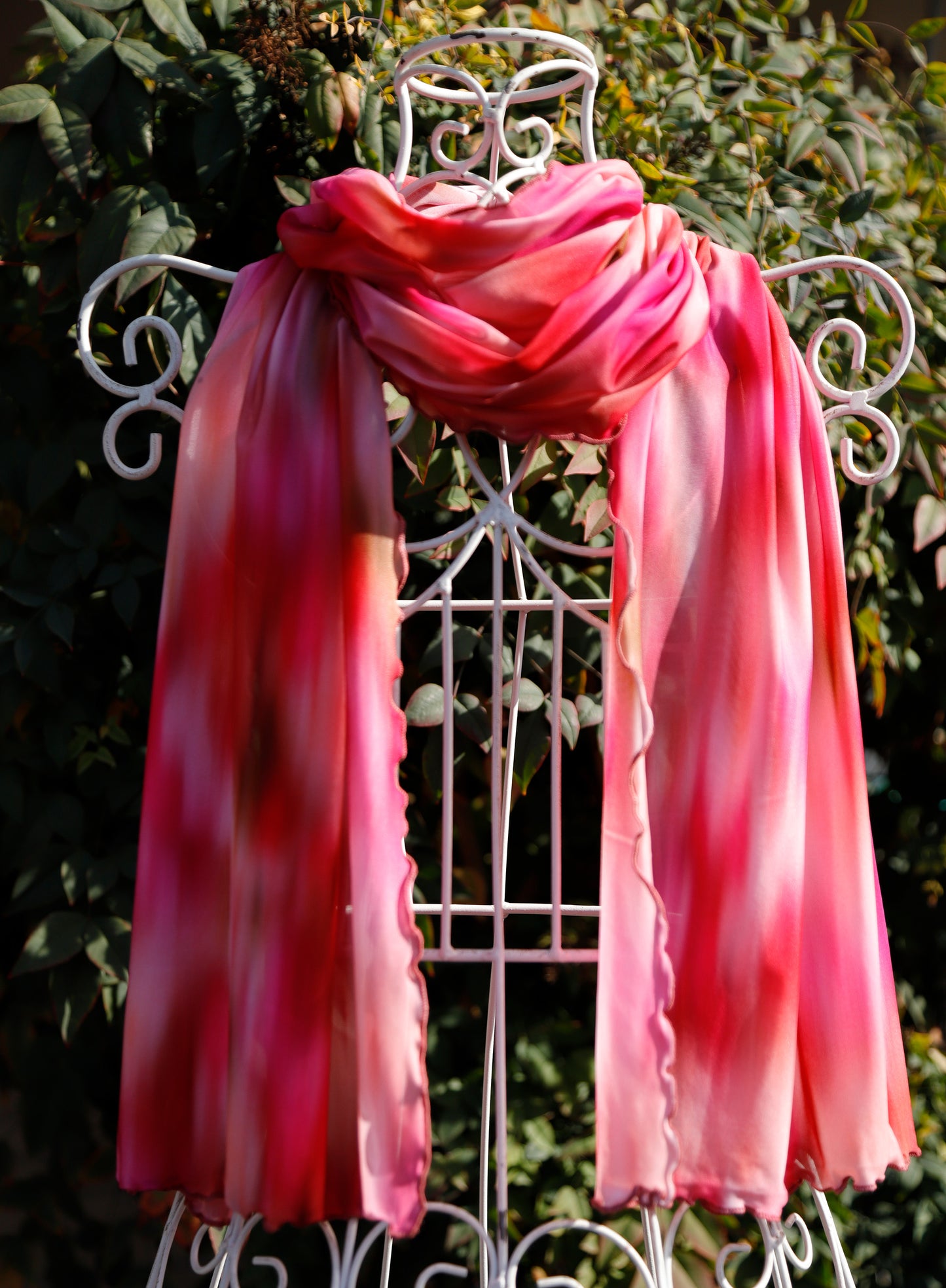 SCIARPA TULLE EFFETTO CHINEE