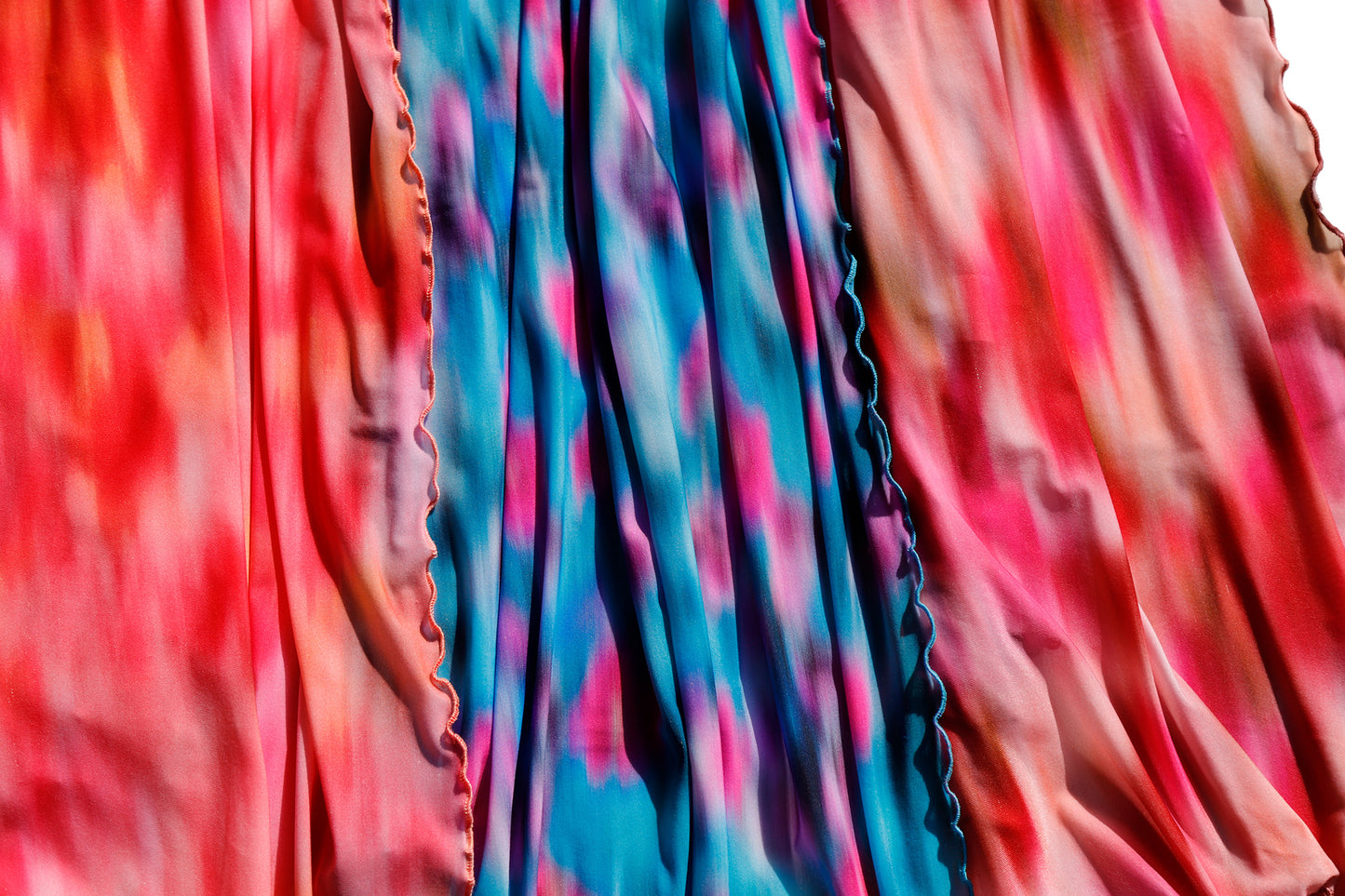 SCIARPA TULLE EFFETTO CHINEE