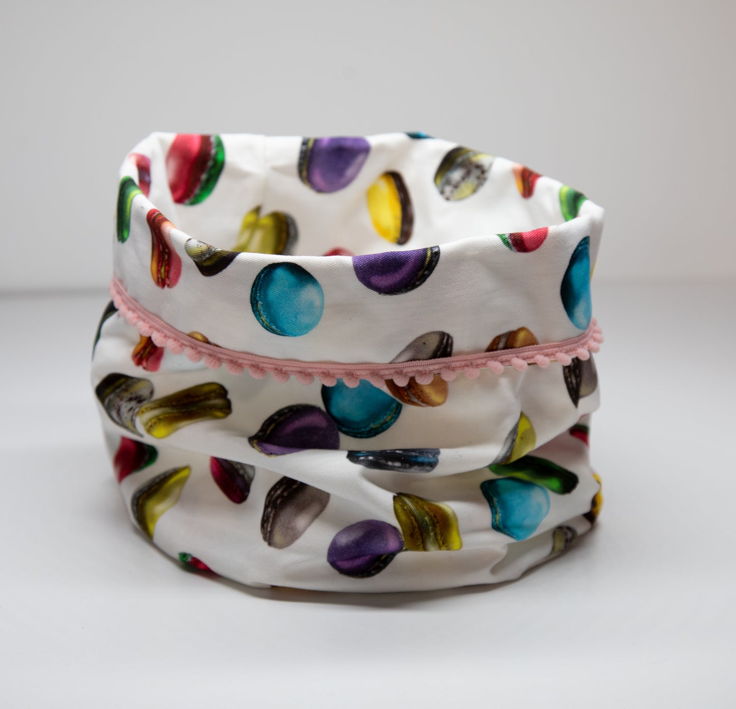 CESTINO MACARONS twill puro cotone