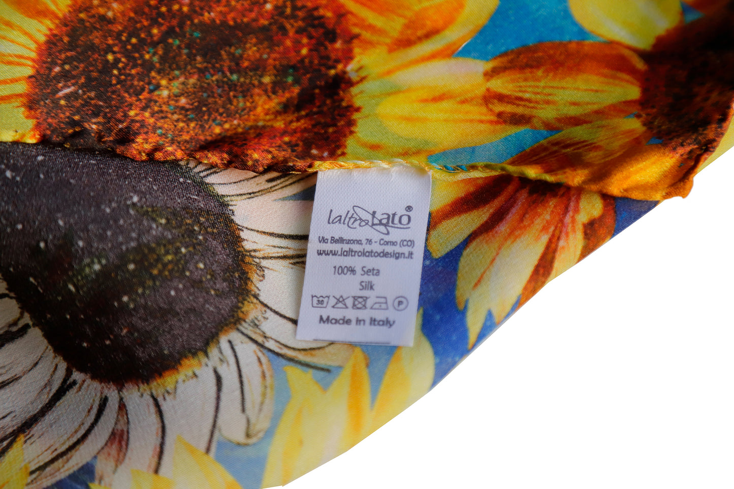 SCIARPA PURA SETA GIRASOLI