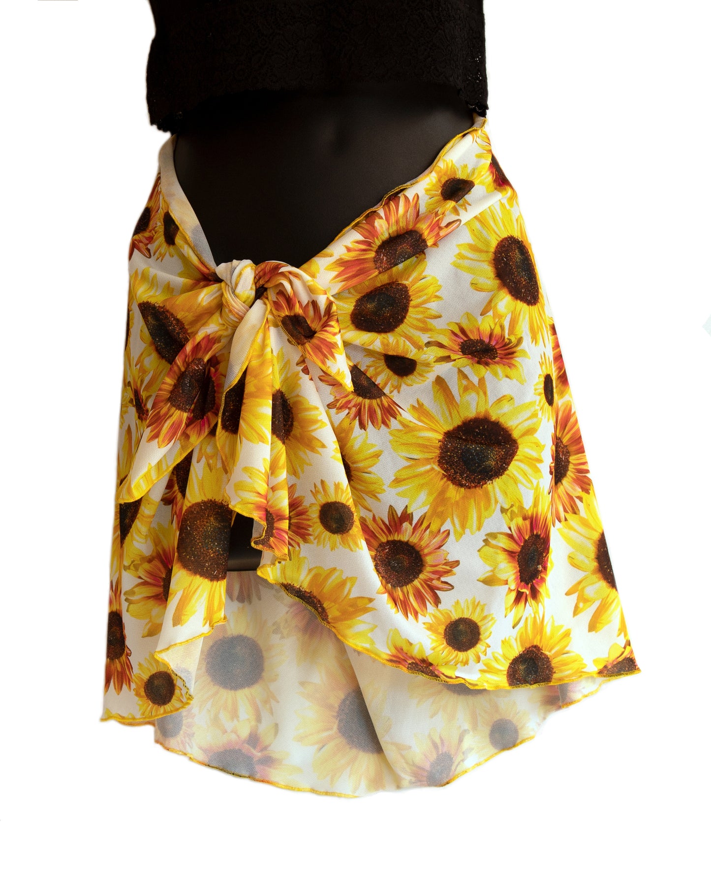 PAREO CORTO CREPE SABLE