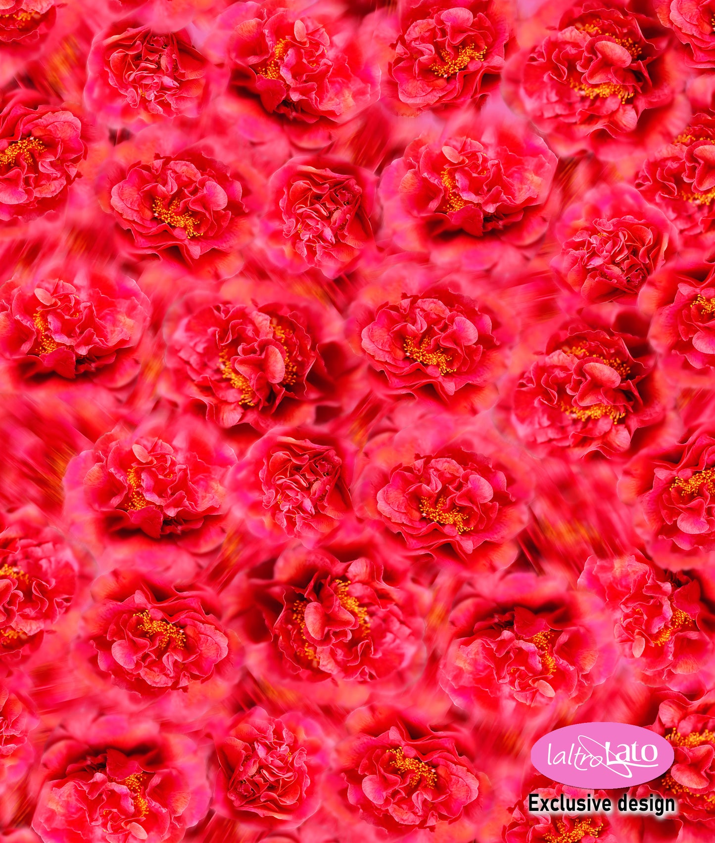 SCIARPA COTONE e SETA CAMELIE