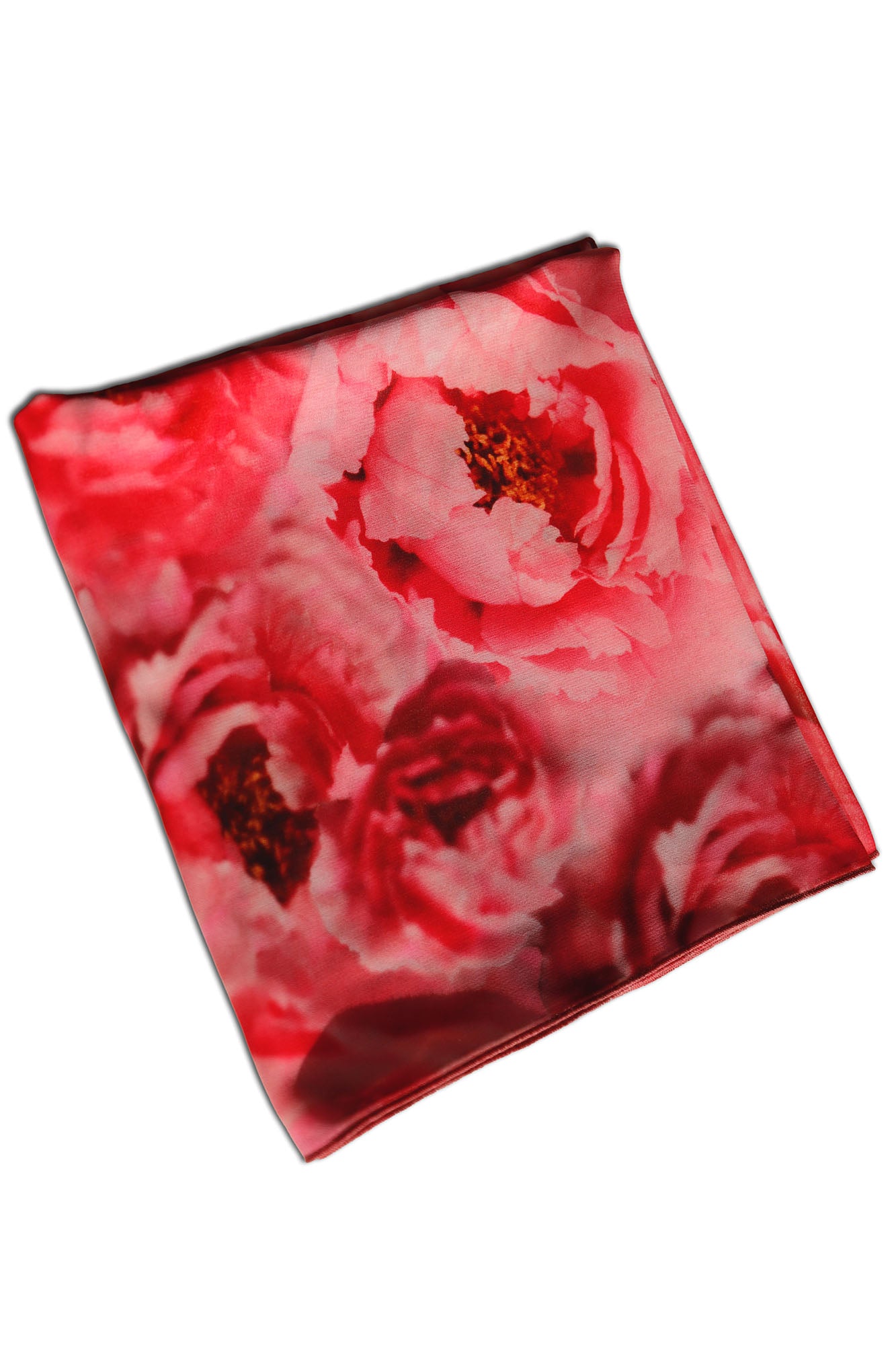 SCIARPA PEONIE ECO-CHIFFON