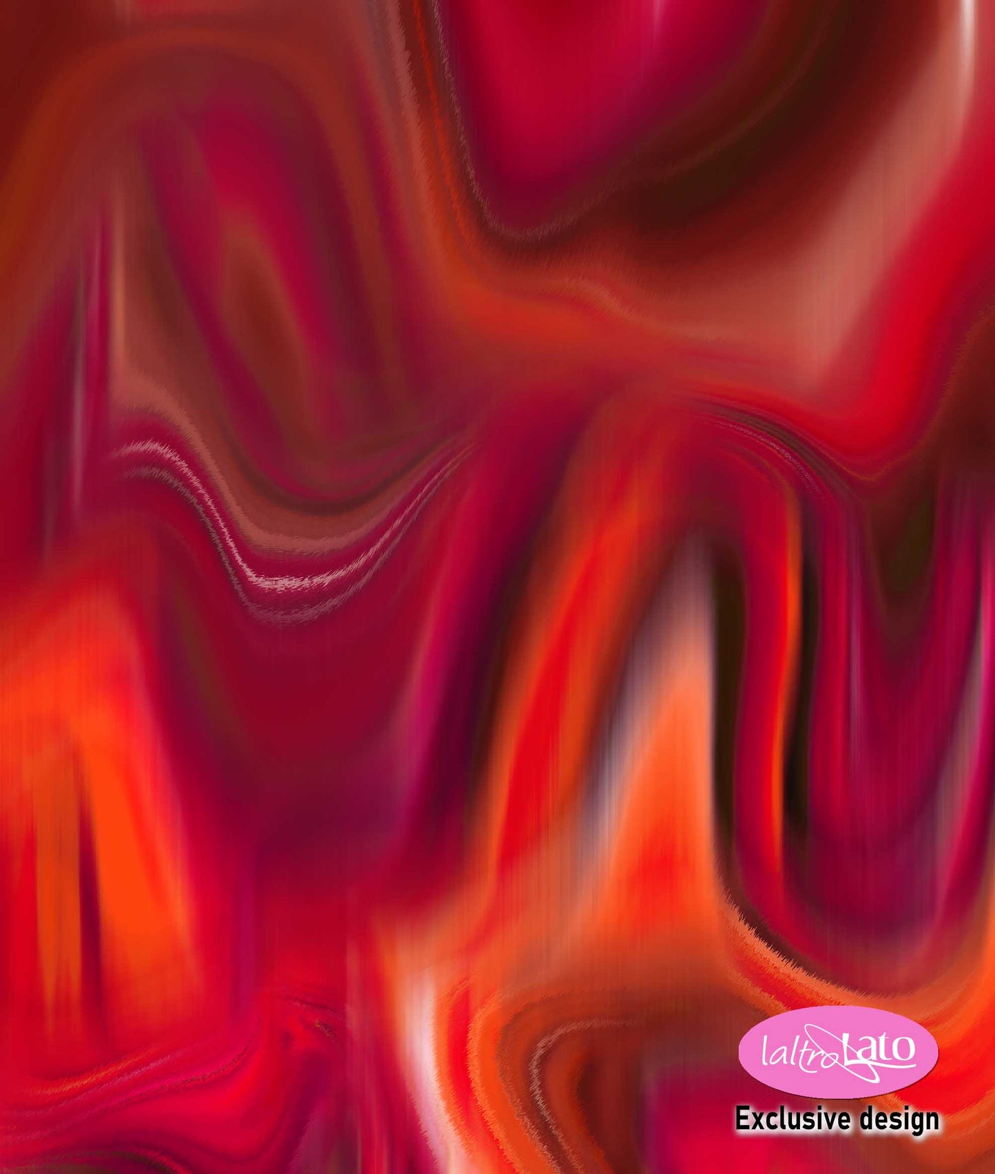 SCIARPE FLUIDO ROSSO ECO-CHIFFON