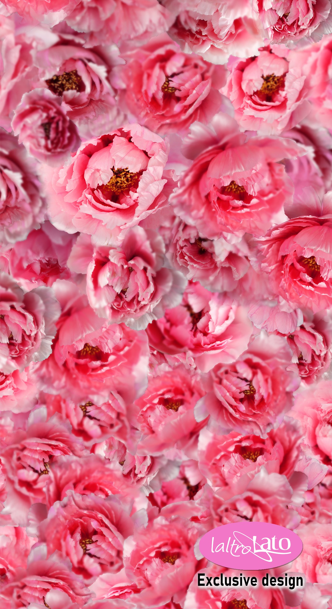 SCIARPA PURA SETA PEONIE