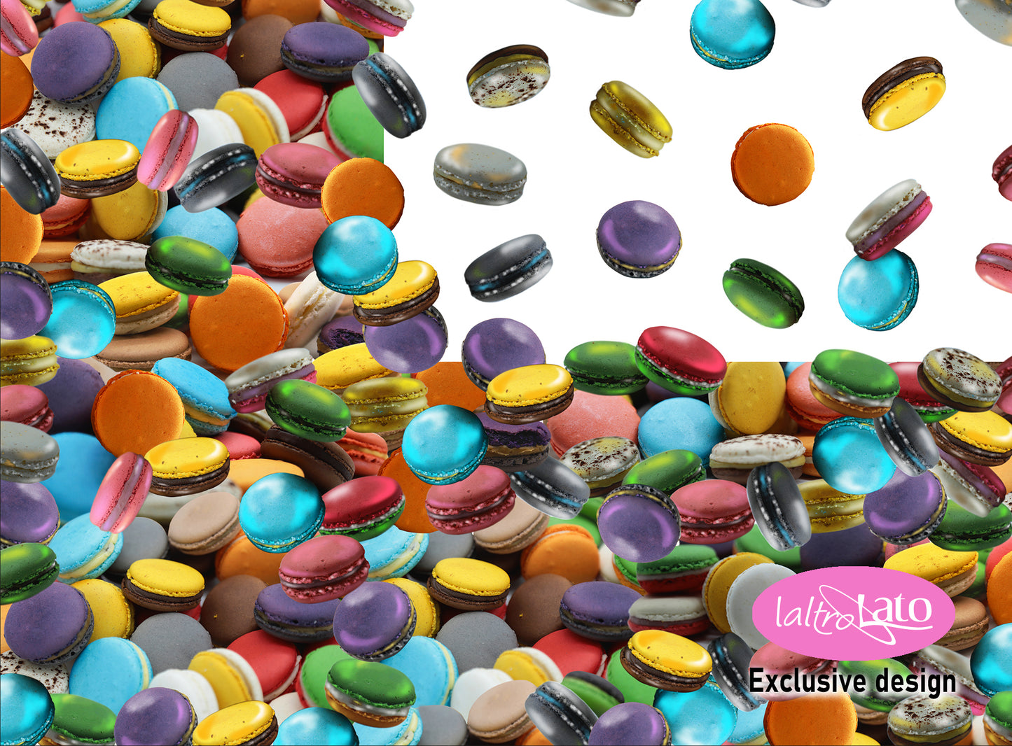 CENTROTAVOLA MACARONS twill puro cotone