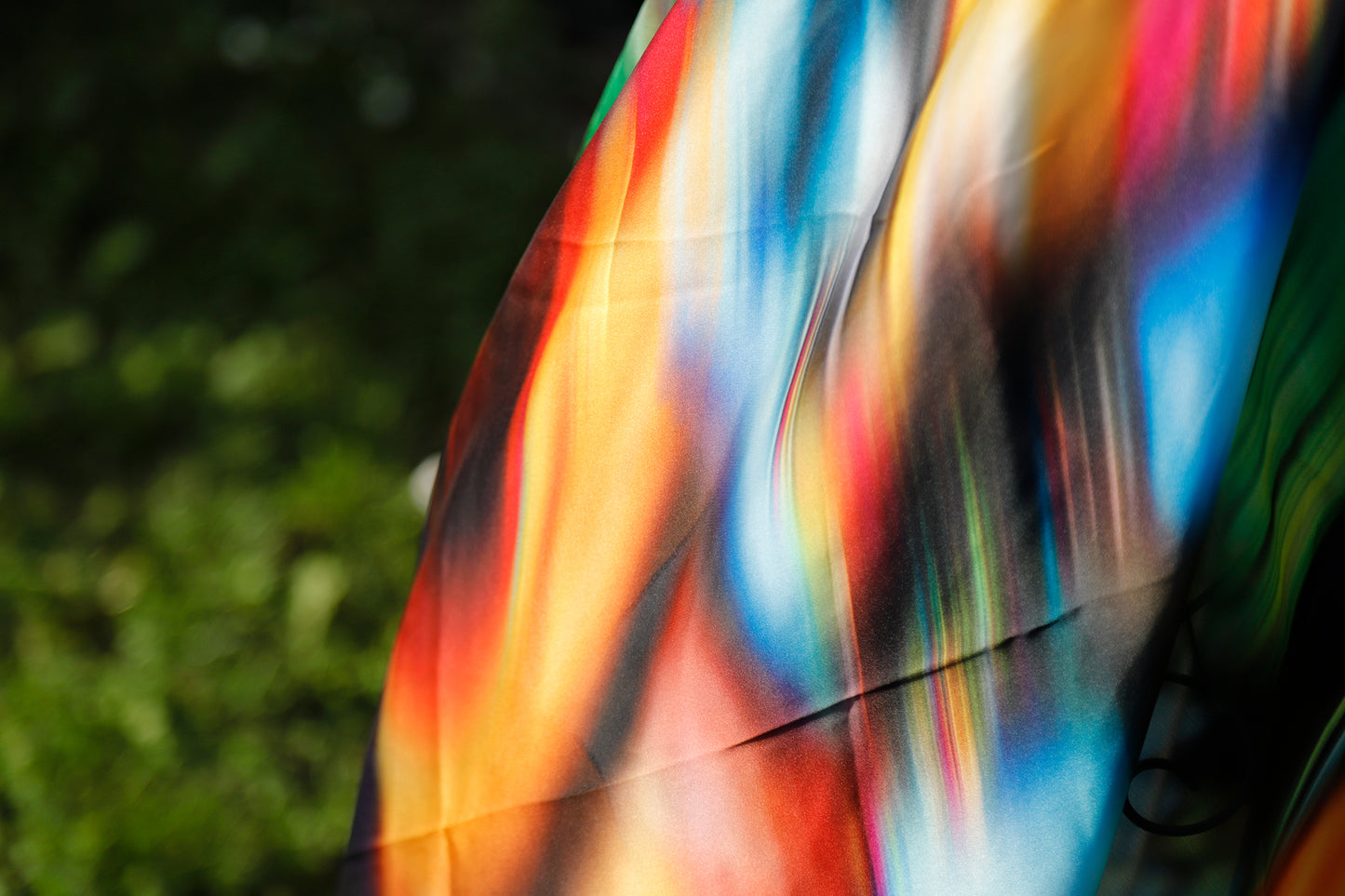 STOLA/PAREO CHIFFON effetto FLUIDO NERO