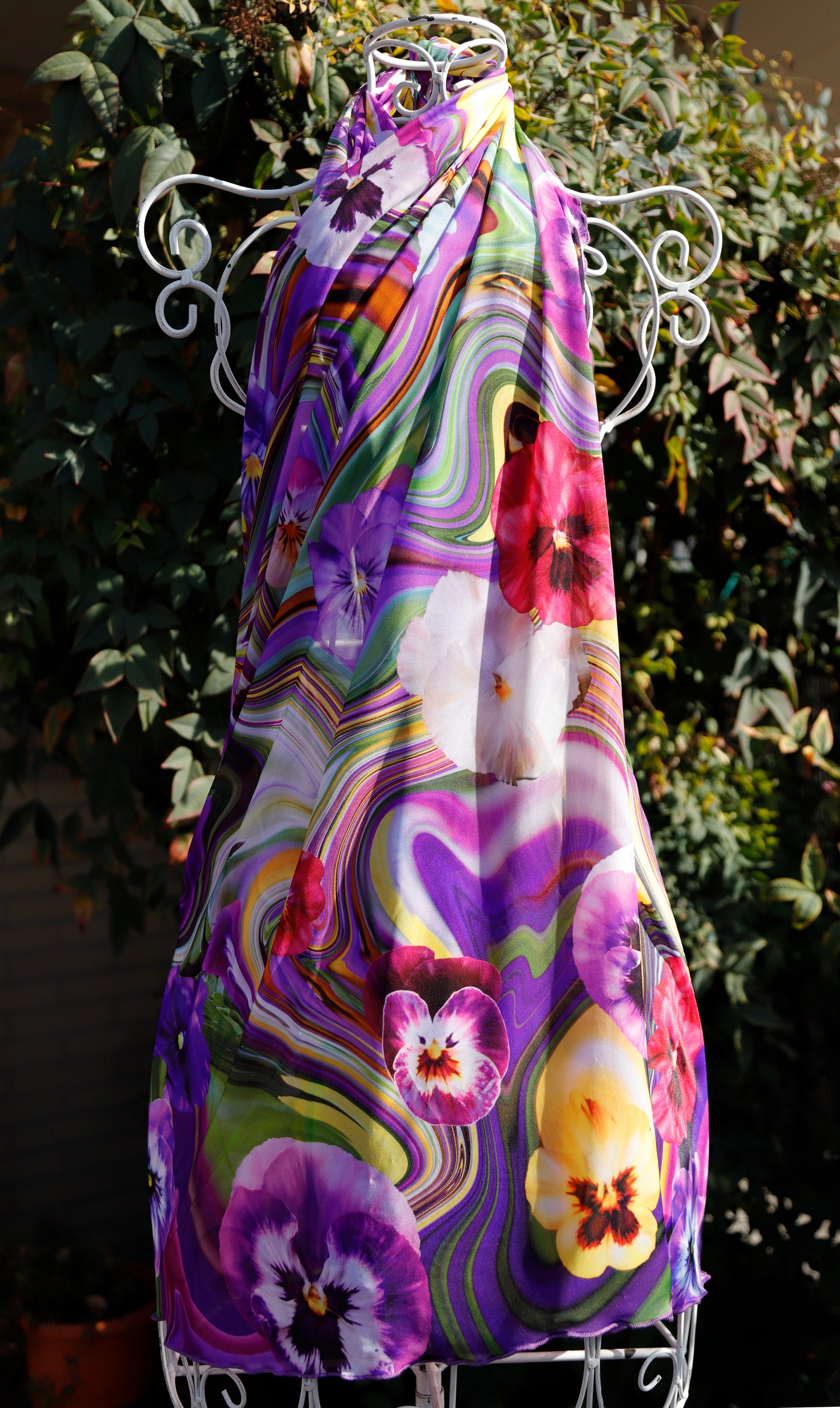PAREO TULLE FLUIDO e VIOLETTE