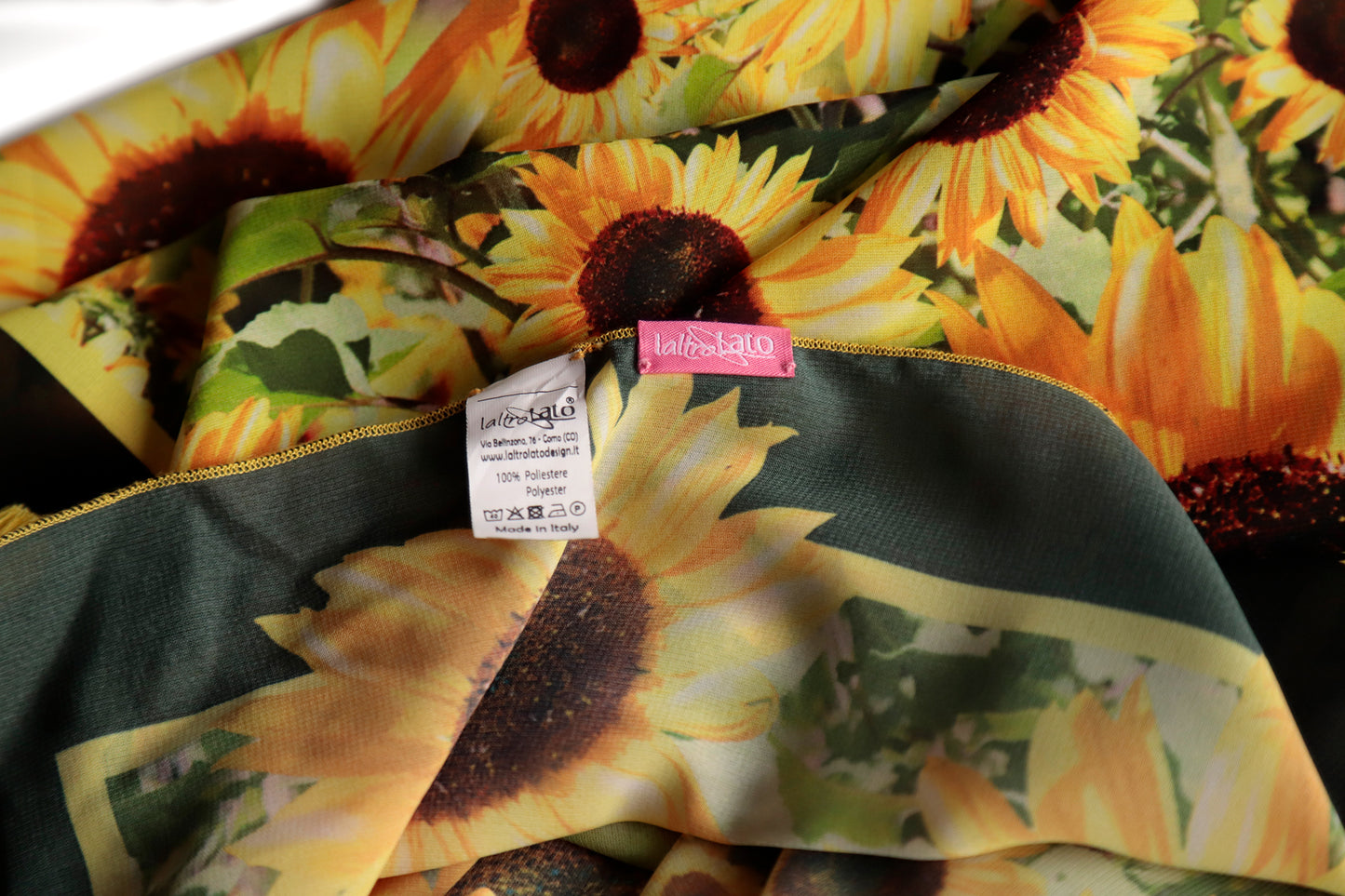 STOLA/PAREO CHIFFON GIRASOLI