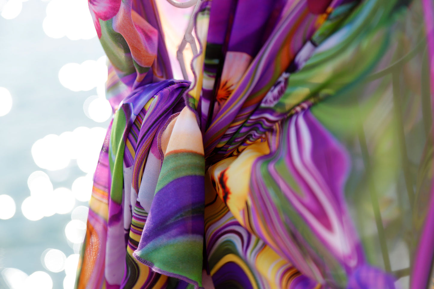 PAREO TULLE FLUIDO e VIOLETTE