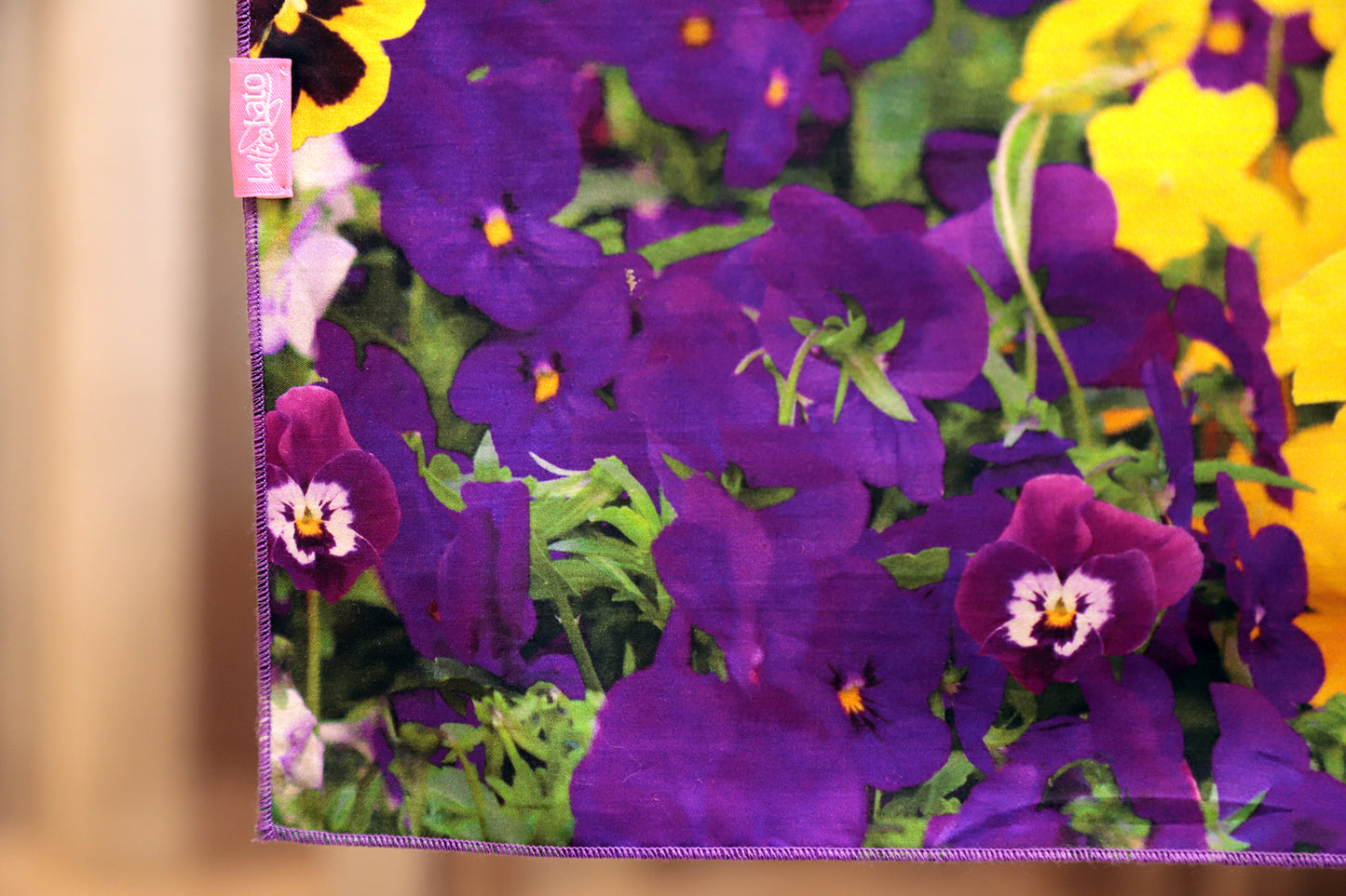 TOVAGLIA VIOLETTE tela puro cotone