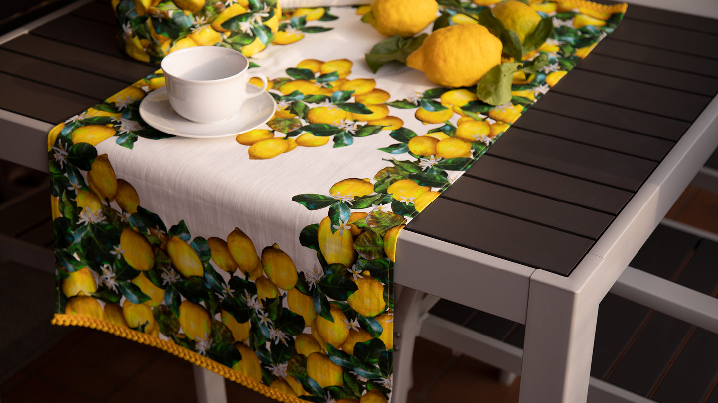 RUNNER LIMONI twill puro cotone