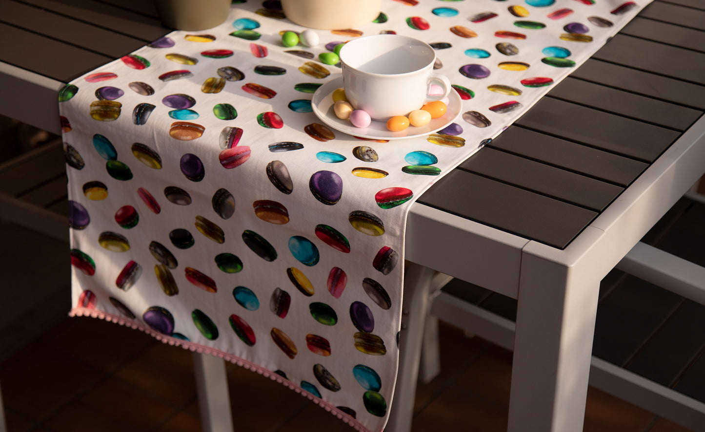 RUNNER MACARONS twill puro cotone