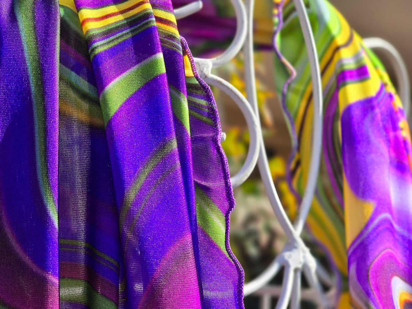 SCIARPA TULLE FLUIDO e VIOLETTE