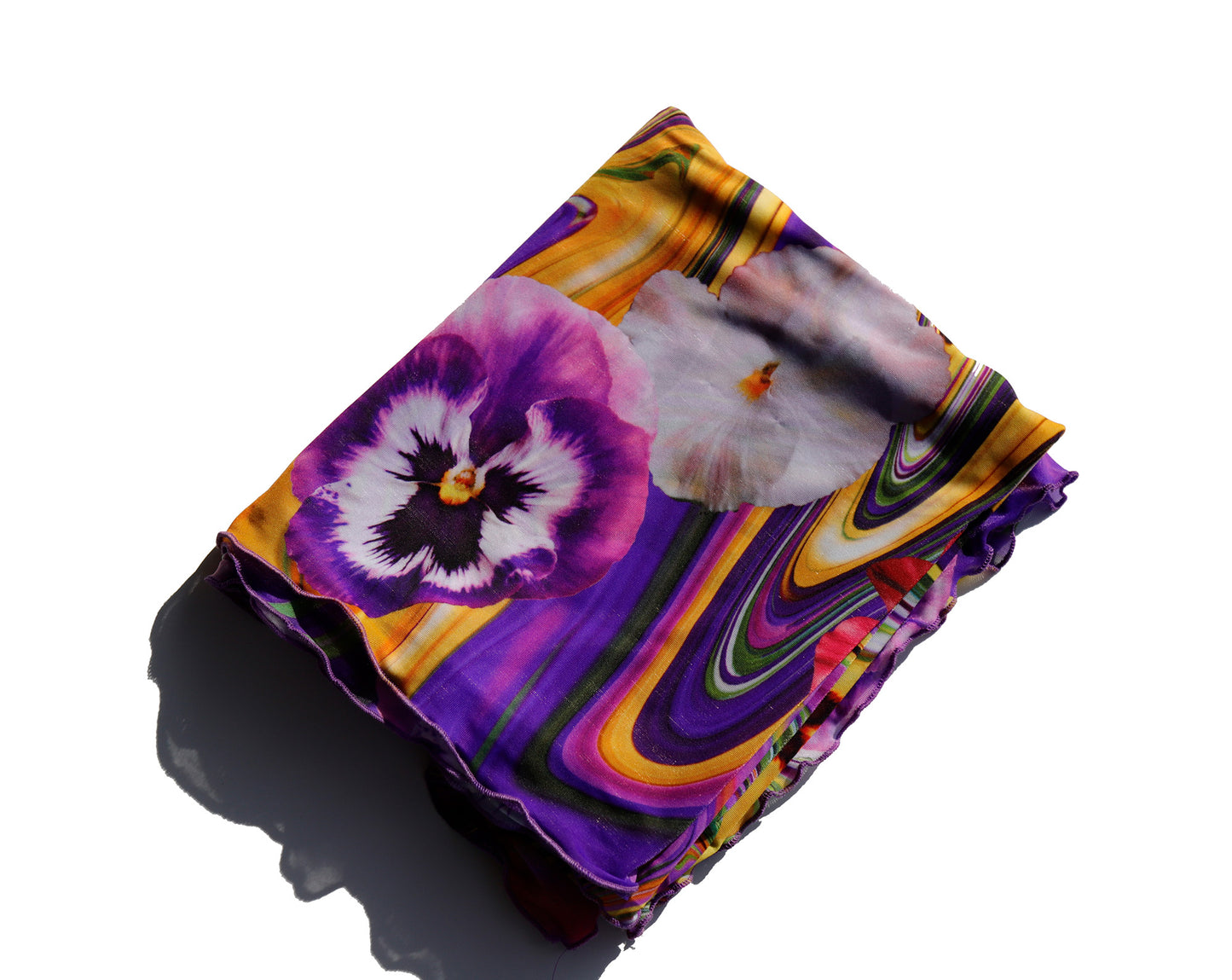 SCIARPA TULLE FLUIDO e VIOLETTE