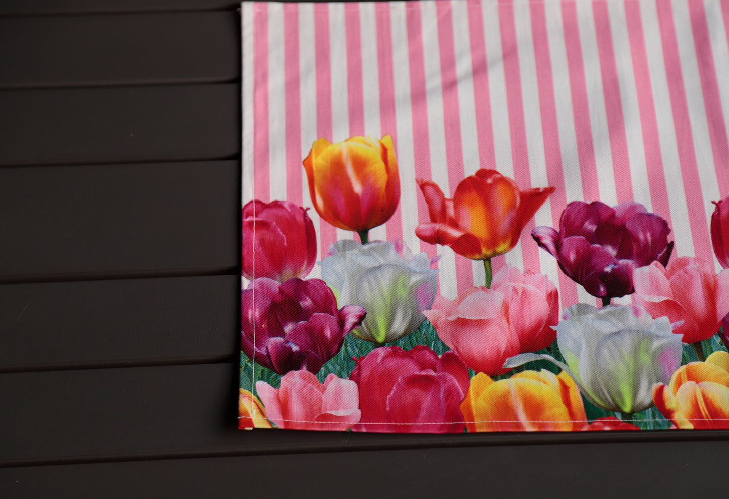 RUNNER TULIPANI twill puro cotone