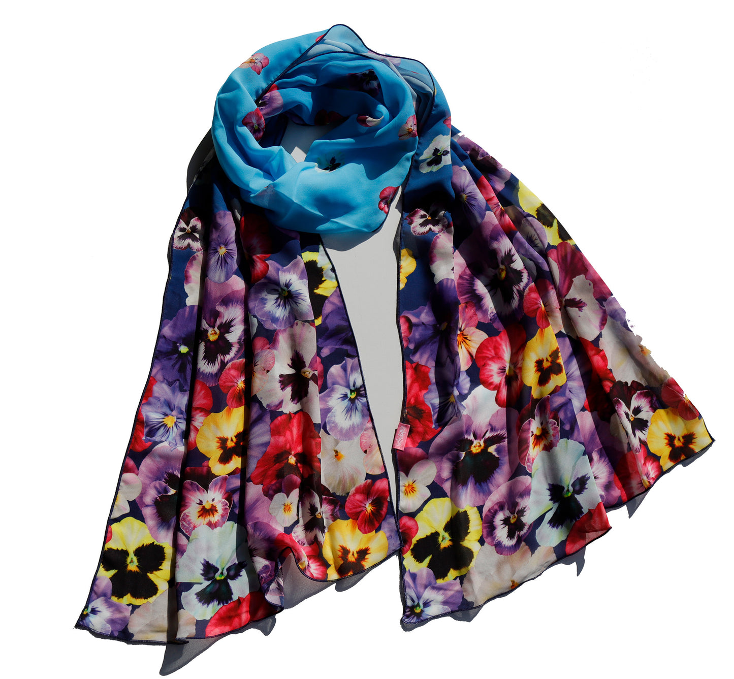 PAREO/SCIARPA GRANDE CHIFFON VIOLETTE