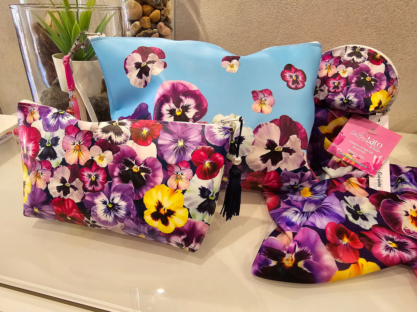 POCHETTE multiuso in ECOPELLE