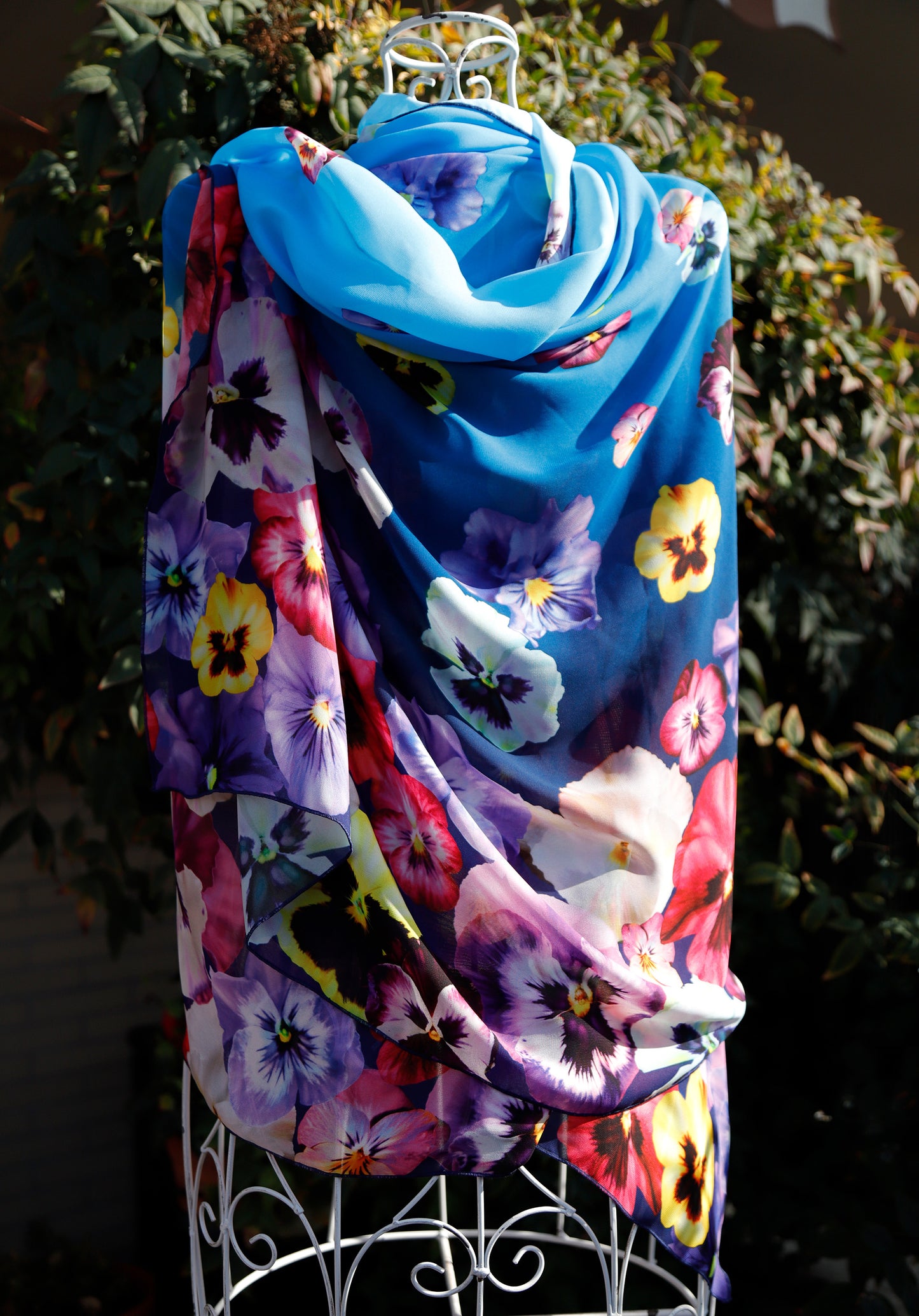 PAREO/SCIARPA GRANDE CHIFFON VIOLETTE