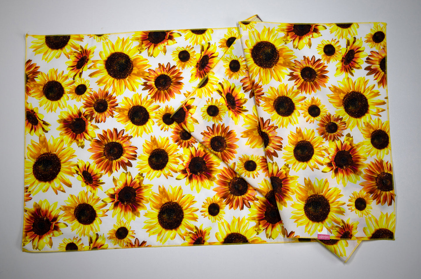 TOVAGLIA GIRASOLI tela puro cotone
