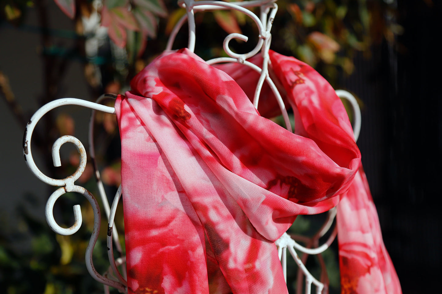 SCIARPA PEONIE ECO-CHIFFON