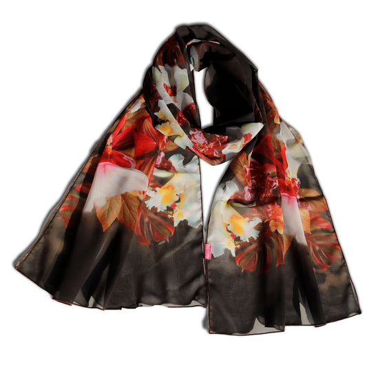 SCIARPA TROPICALE ECO-CHIFFON