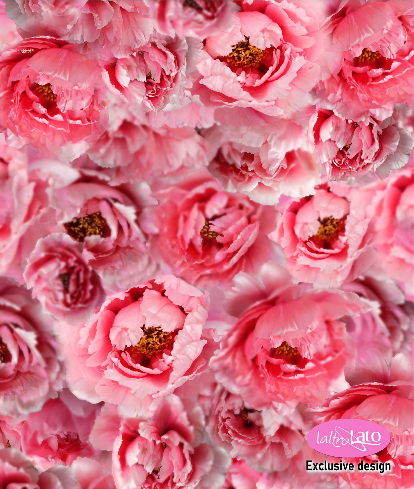 SCIARPA PEONIE ECO-CHIFFON