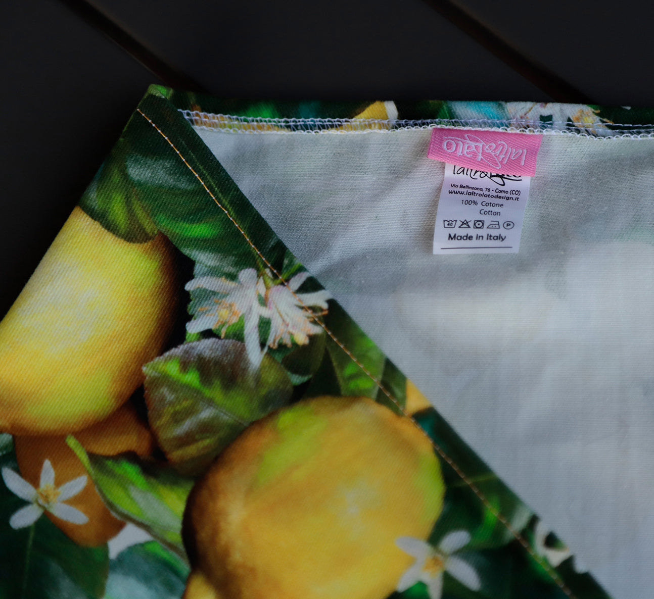 CENTROTAVOLA LIMONI twill puro cotone