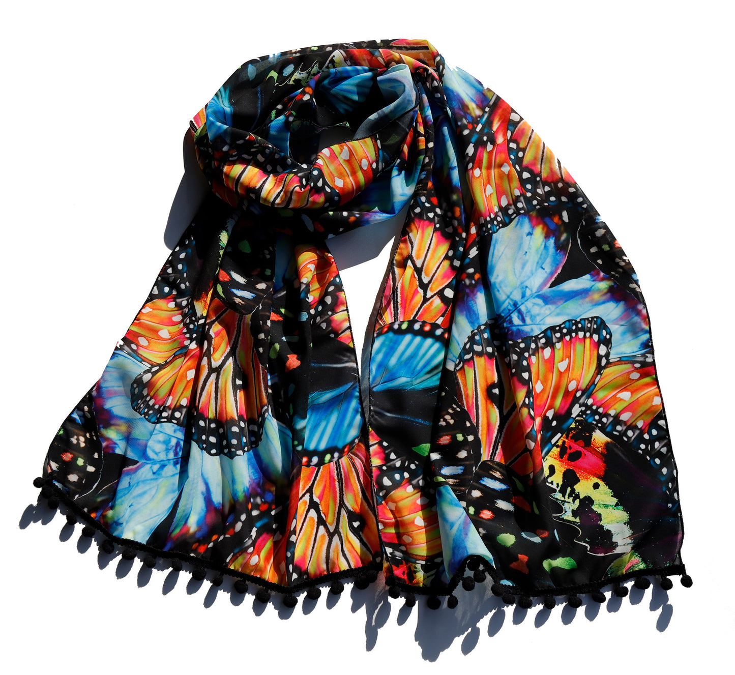 SCIARPA CHIFFON FARFALLE