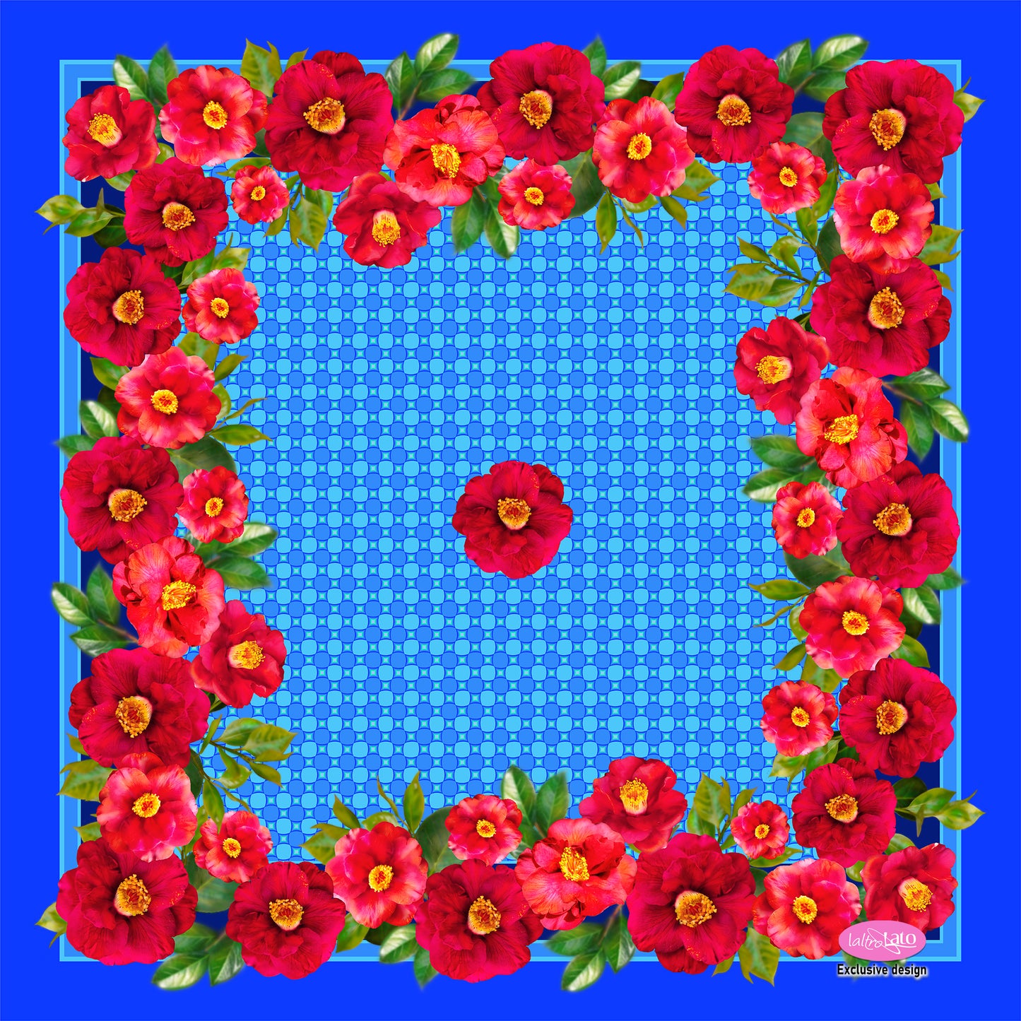 FOULARD PURA SETA CAMELIE