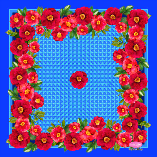 FOULARD PURA SETA CAMELIE