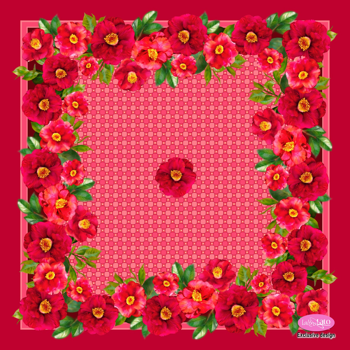 FOULARD PURA SETA CAMELIE