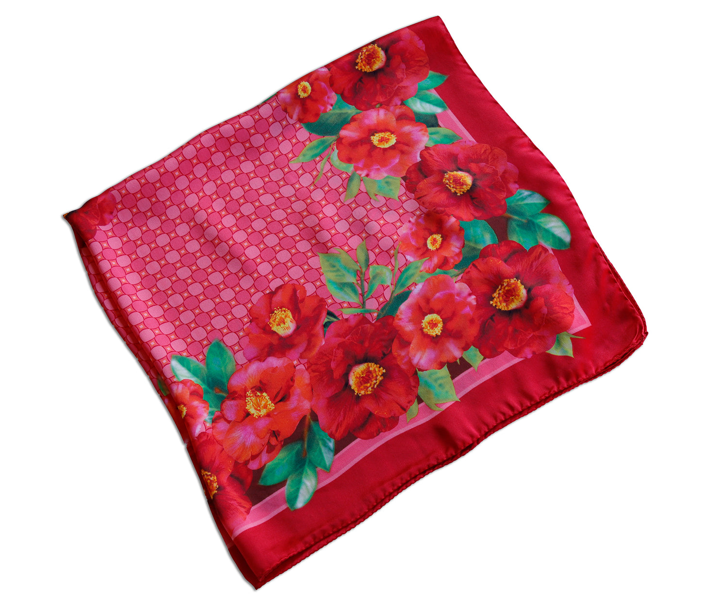 FOULARD PURA SETA CAMELIE