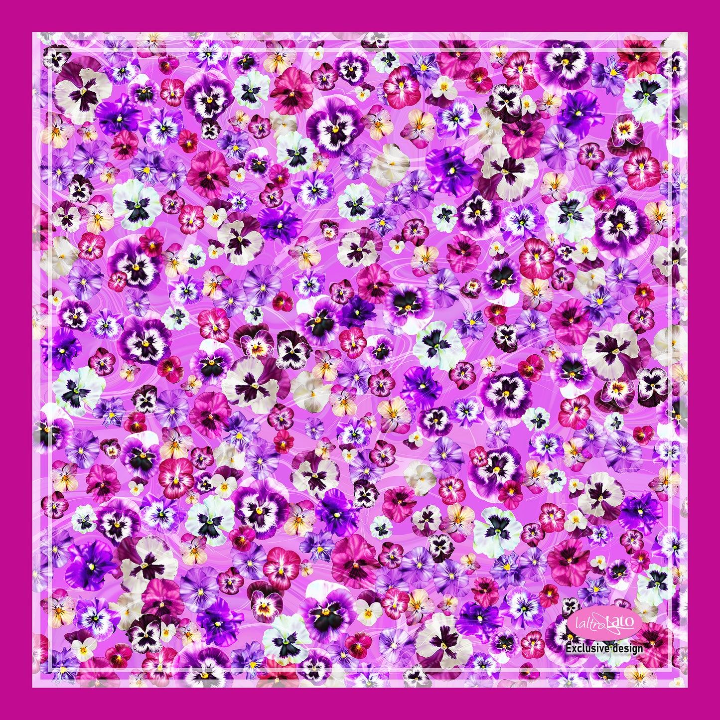 FOULARD PURA SETA VIOLETTE