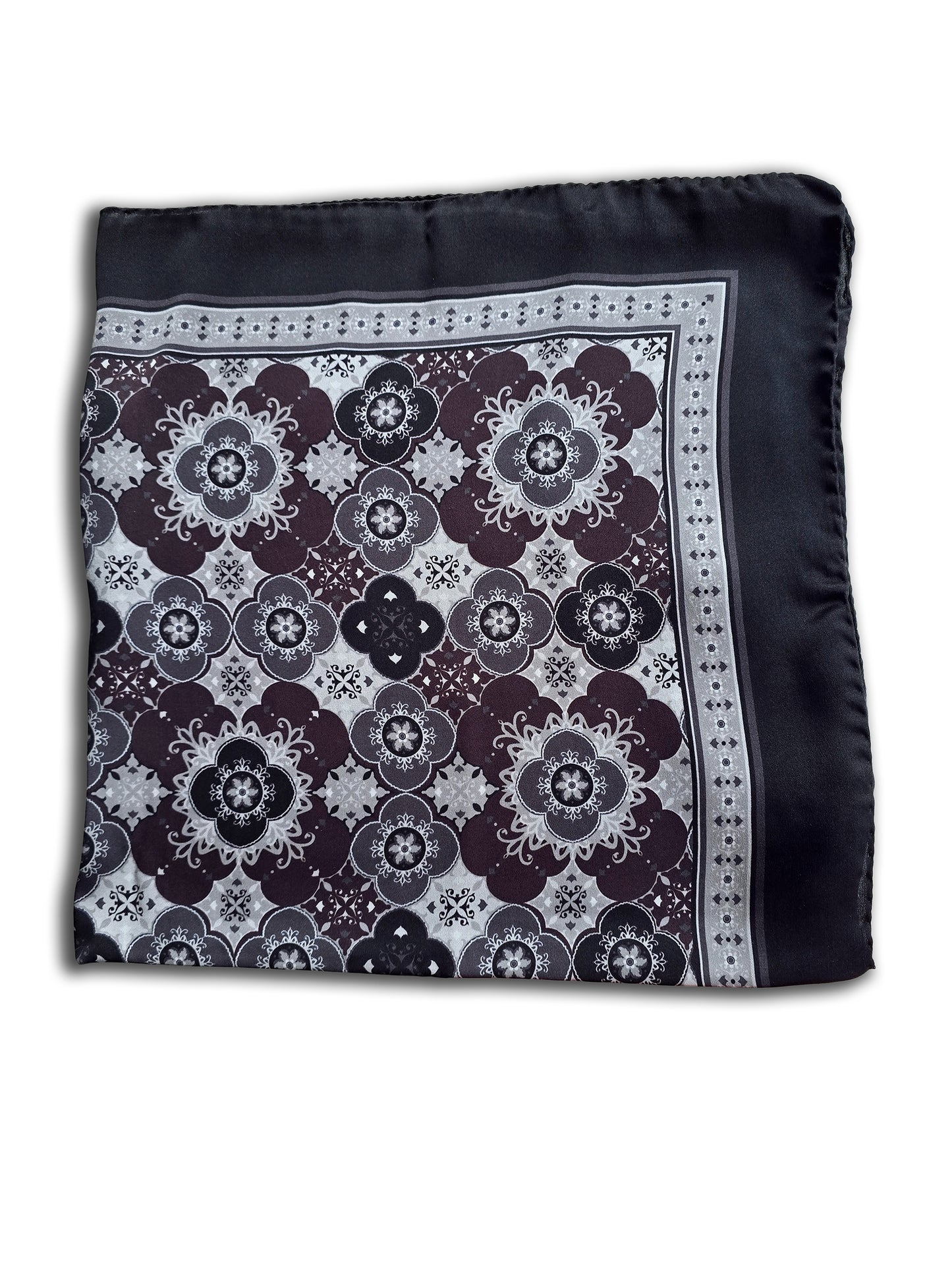 FOULARD PURA SETA fantasia GEOMETRICA