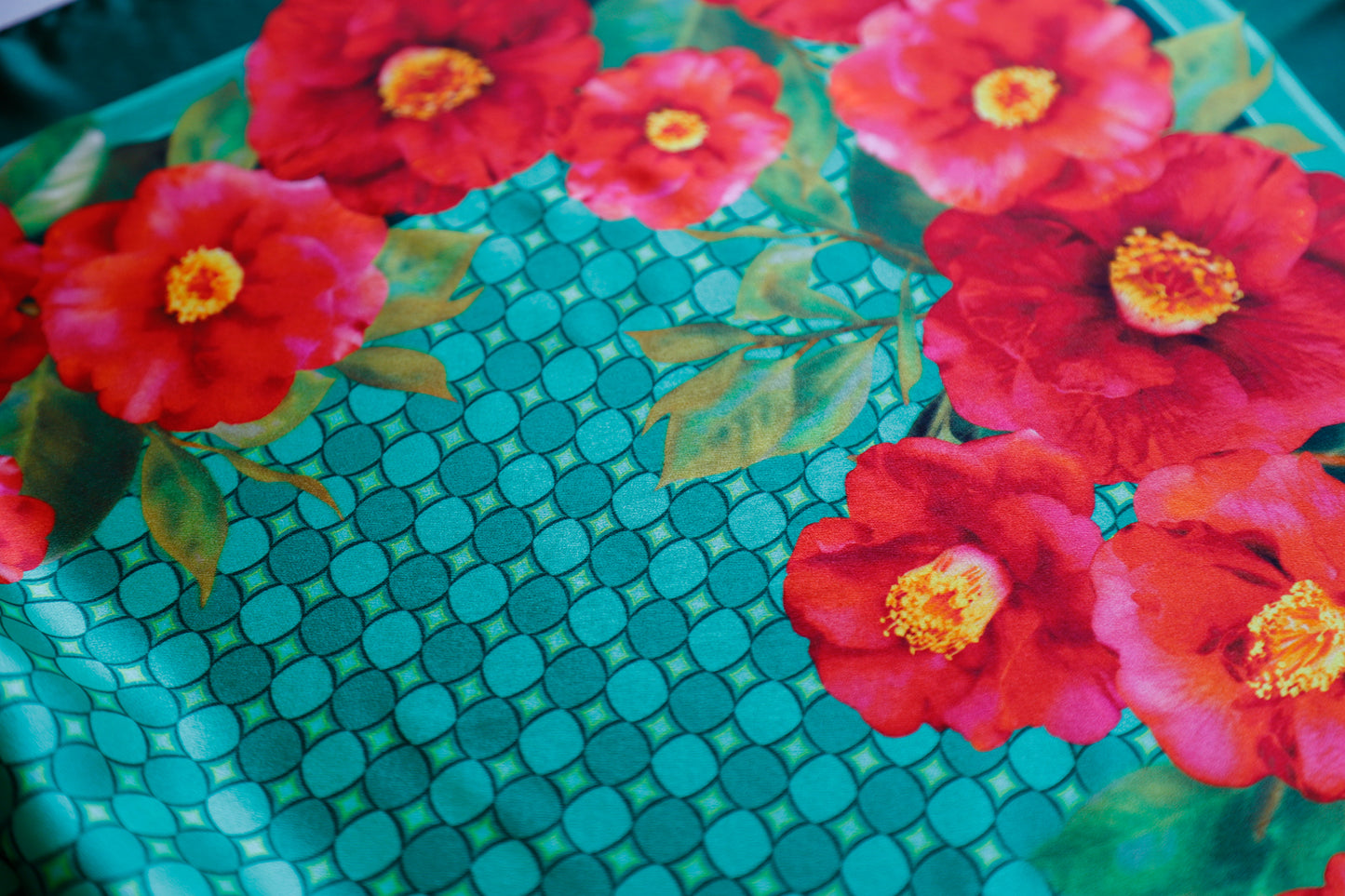 FOULARD PURA SETA CAMELIE