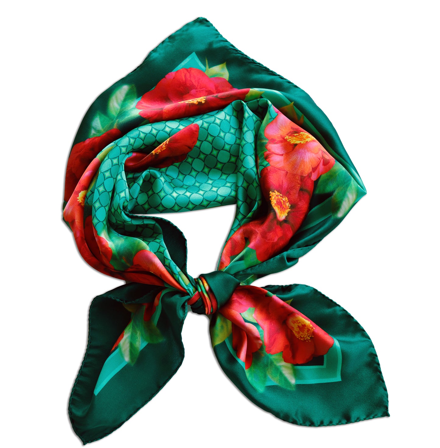 FOULARD PURA SETA CAMELIE