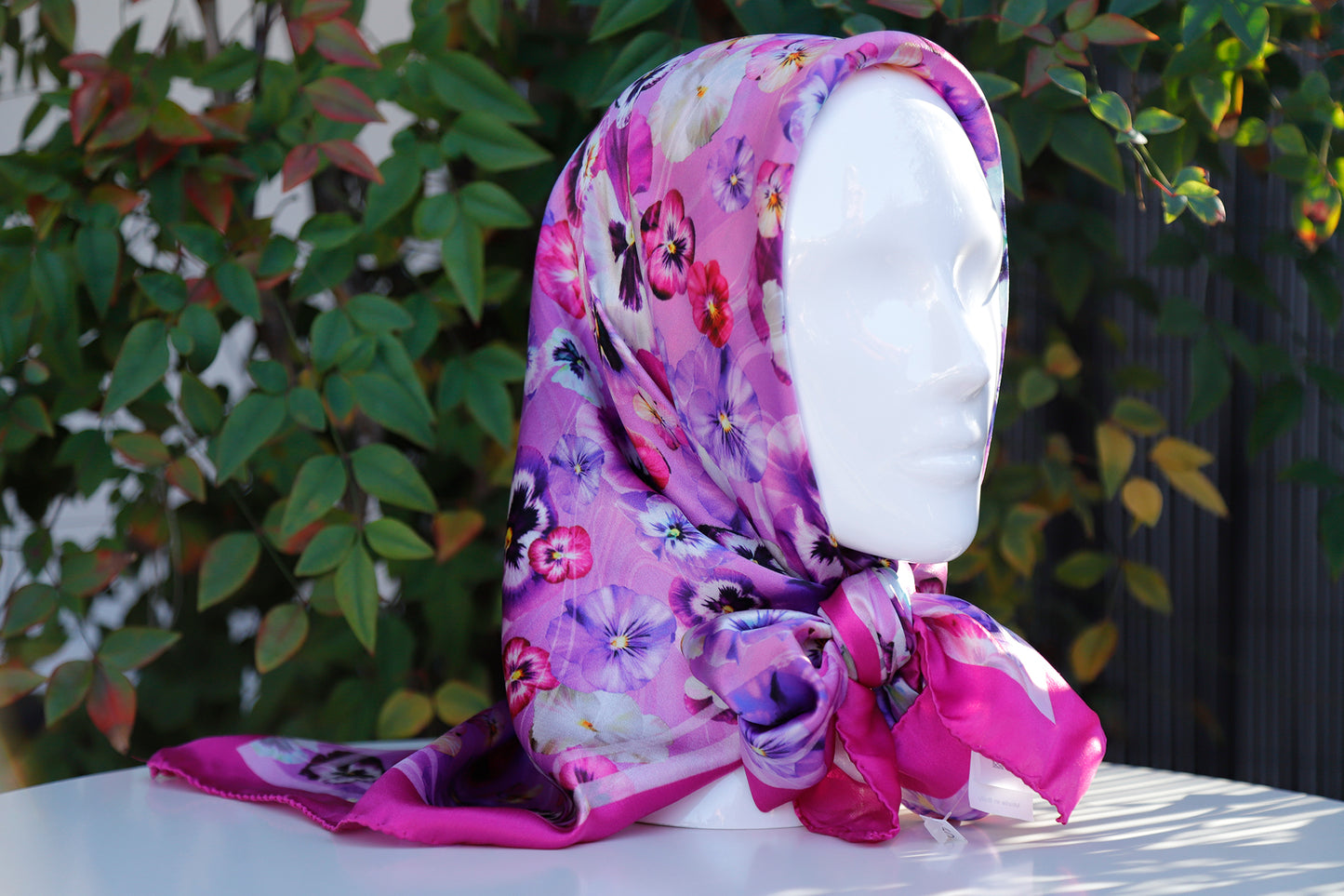 FOULARD PURA SETA VIOLETTE