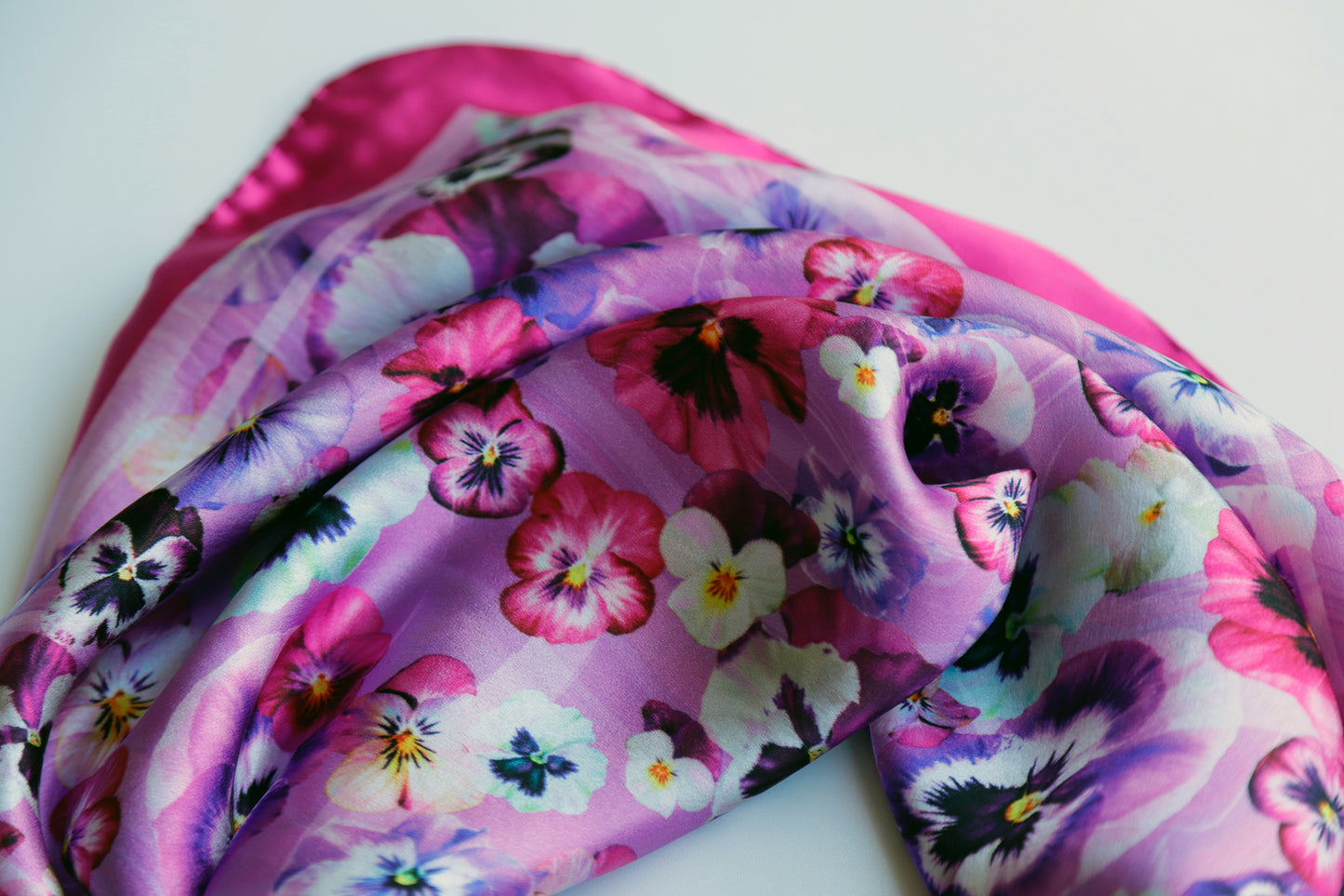FOULARD PURA SETA VIOLETTE