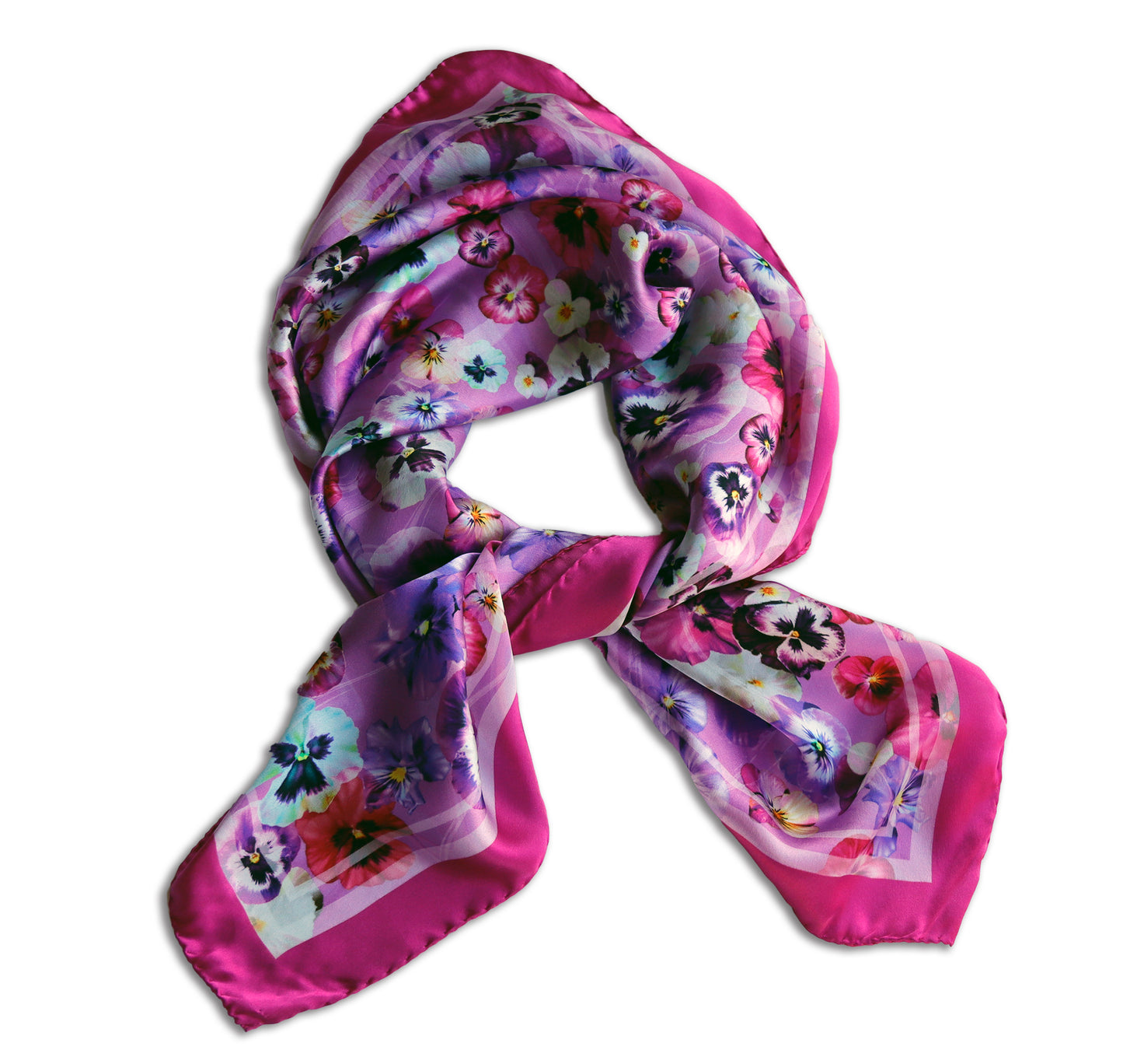 FOULARD PURA SETA VIOLETTE