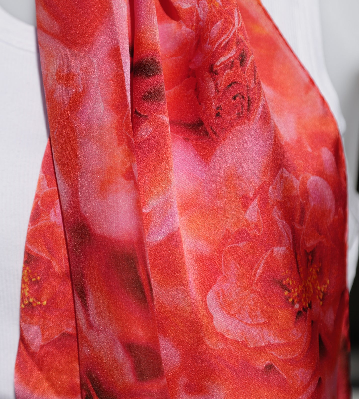 SCIARPA PURA SETA CAMELIE