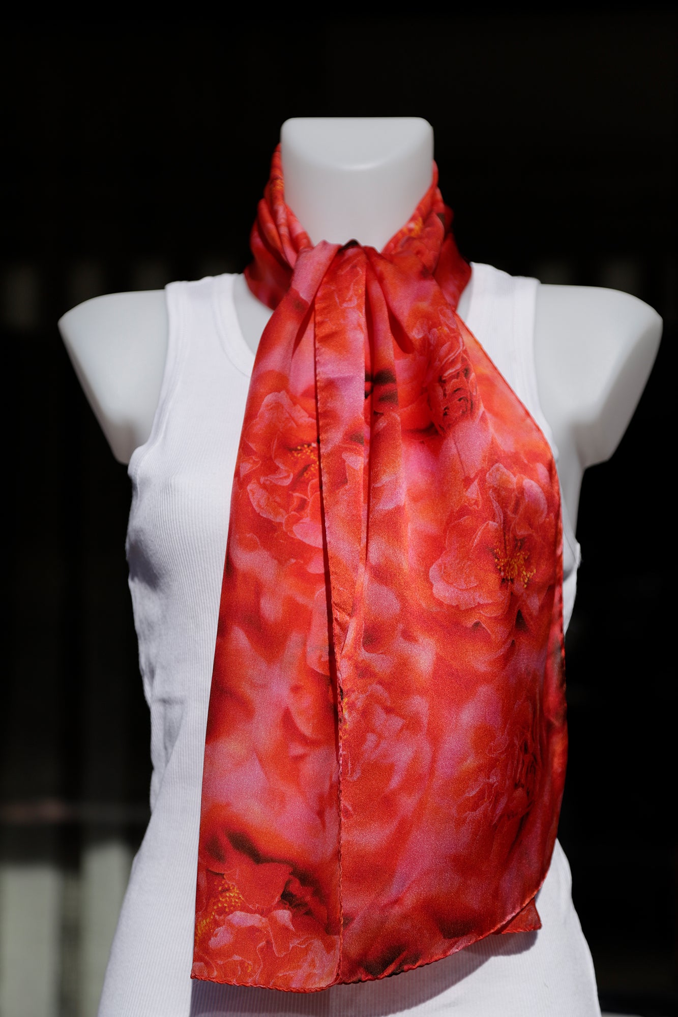 SCIARPA PURA SETA CAMELIE