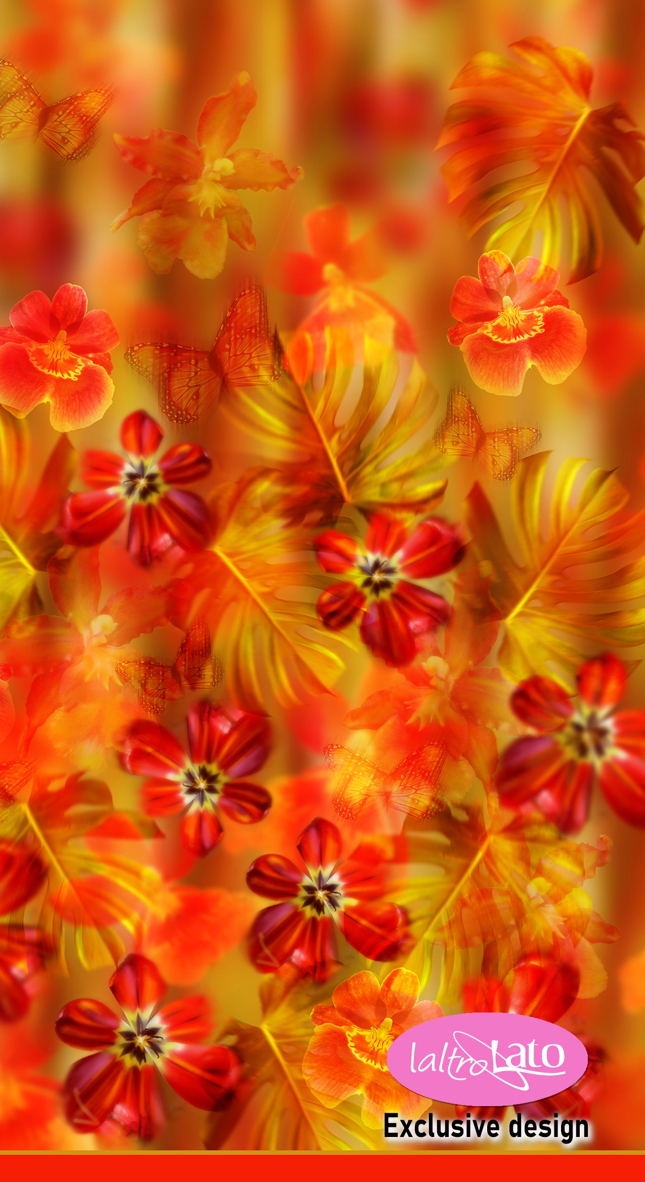 SCIARPA PURA SETA ARANCIONE