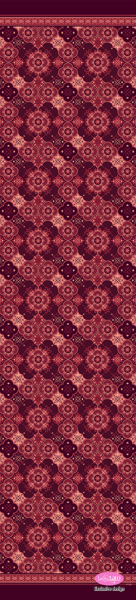 SCIARPA PURA SETA fantasia GEOMETRICA