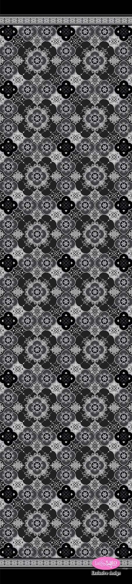 SCIARPA PURA SETA fantasia GEOMETRICA