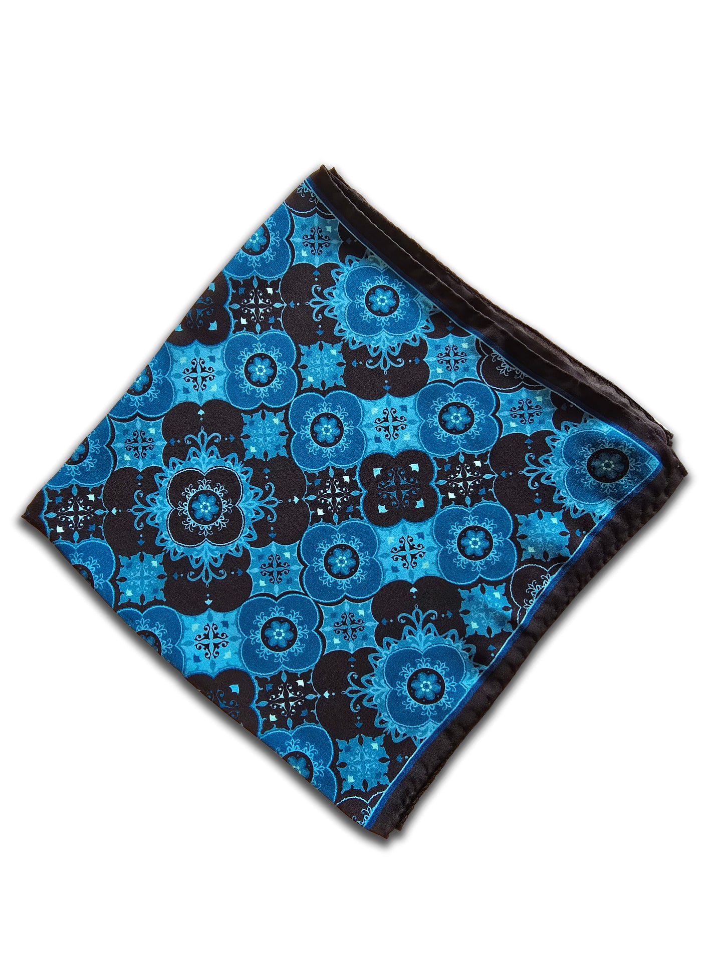 NECKERCHIEF PURA SETA fantasia GEOMETRICA