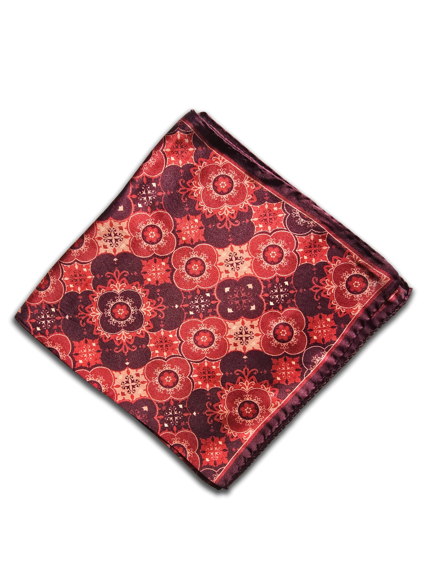 NECKERCHIEF PURA SETA fantasia GEOMETRICA