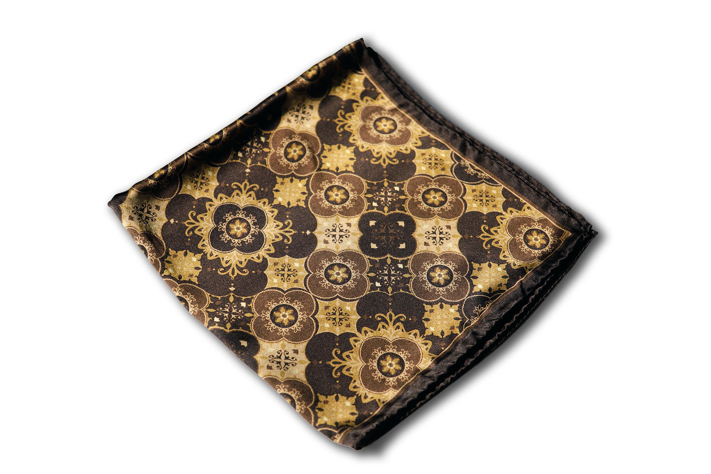 NECKERCHIEF PURA SETA fantasia GEOMETRICA