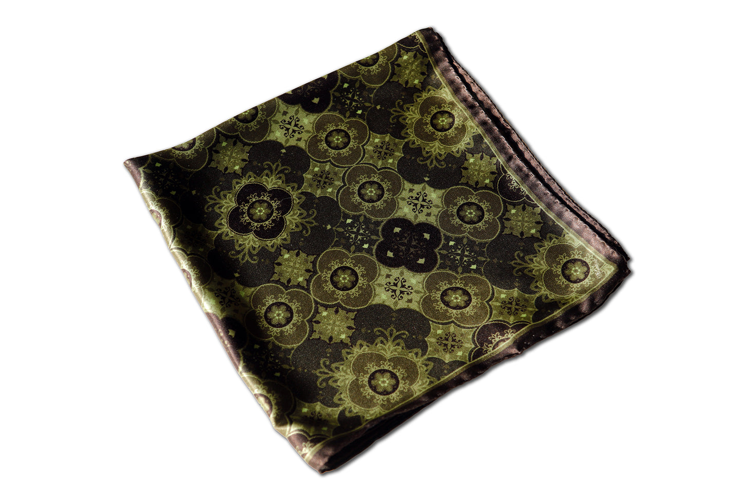 NECKERCHIEF PURA SETA fantasia GEOMETRICA